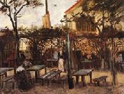 Vincent Van Gogh The Guingette at Montmartre China oil painting reproduction
